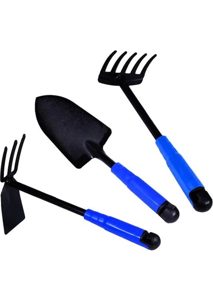 Hobi Bahçe Seti 3’lü Kürek Tırmık ve Çapa Çiçek Bakım Seti